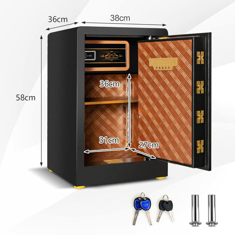Costway 3 Way Electronic Safe Box for Cash and Jewellery Image 9