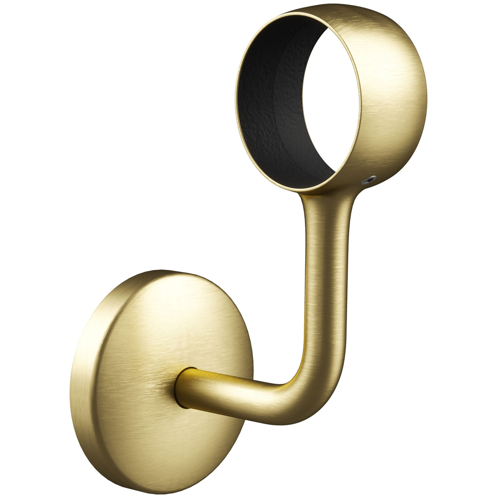 Forgeworks Satin Brass Stair Hand Rail Kit 1.2m Image 3