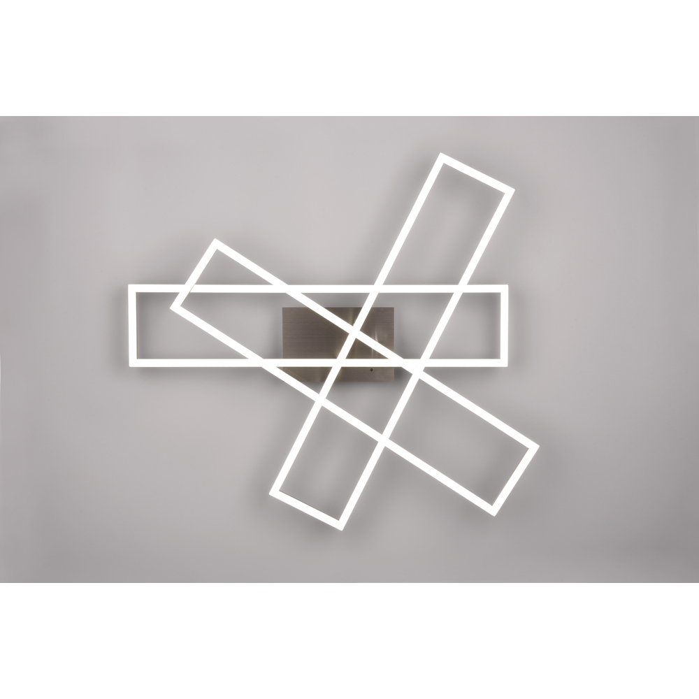TRIO Corso Matt Nickel LED Ceiling Light Image 8