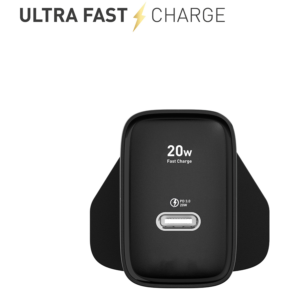 SilverLabel Black PD Mains Charger 20W Image 4