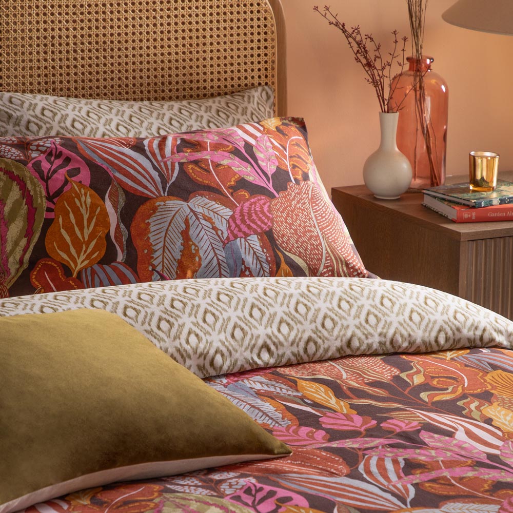 Furn Super King Size Utopia Printed Reversible Duvet Set Image 4