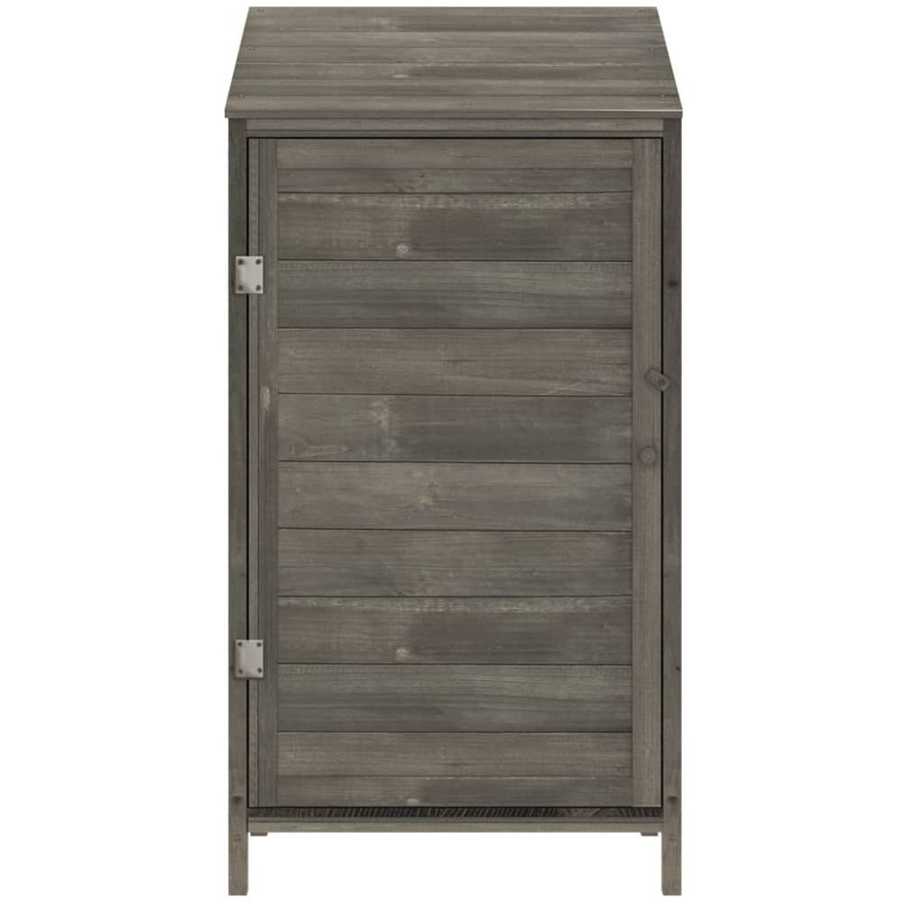 vidaXL 1.8 x 1.7ft Anthracite Wooden Pent Garden Shed Image 3
