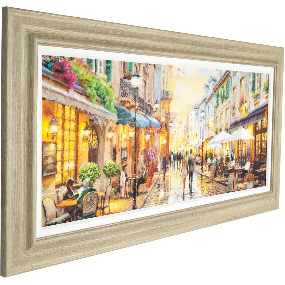 Macneil Night Time Cafe Framed Art Image 2