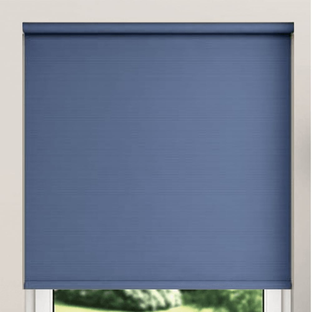 New Edge Blinds Blackout Roller Blinds Navy 85cm Image 2