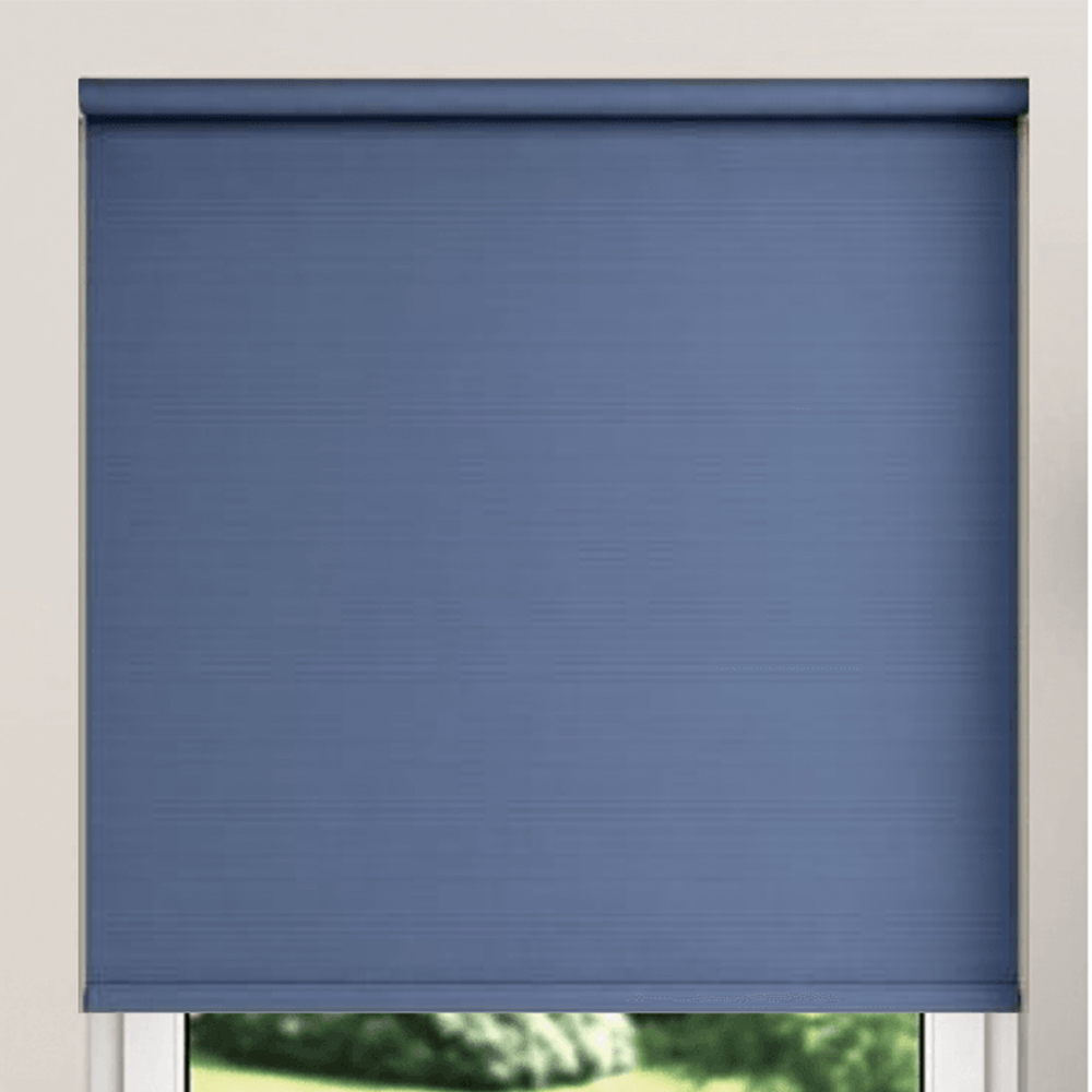 New Edge Blinds Blackout Roller Blinds Navy 50cm Image 2
