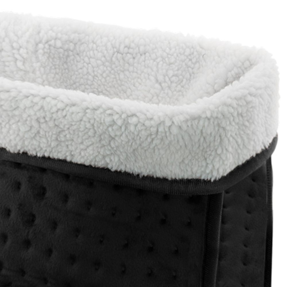 Black Electric Foot Warmer with 6 Heat Settings Image 3