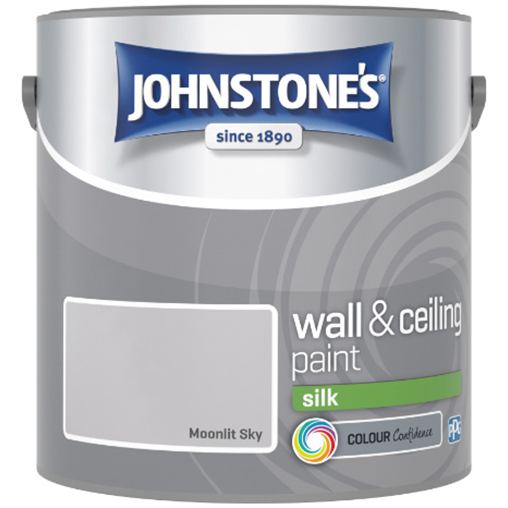 Johnstone's Walls & Ceilings Moonlit Sky Silk Emulsion Paint 2.5L Image 2