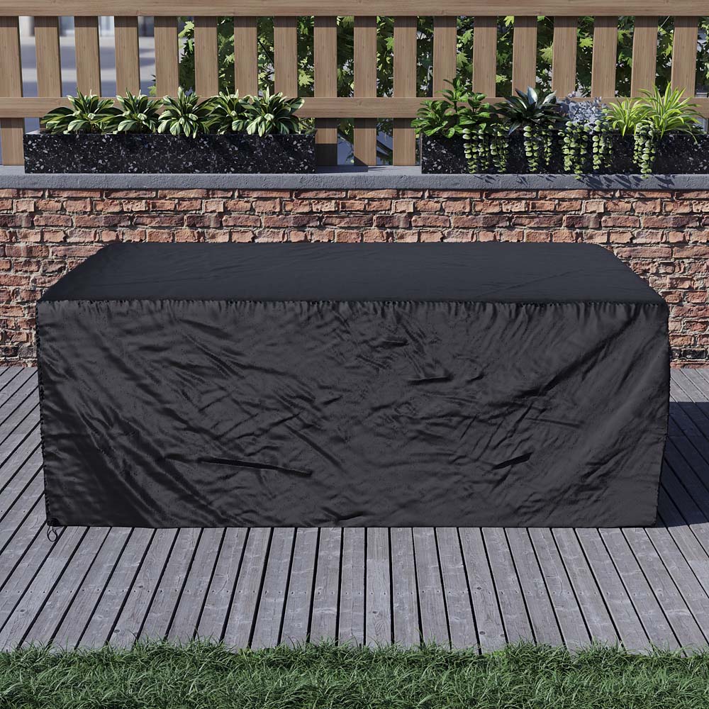 Garden Vida Black Outdoor Patio Furniture Cover 200 x 126 x 76cm Image 5