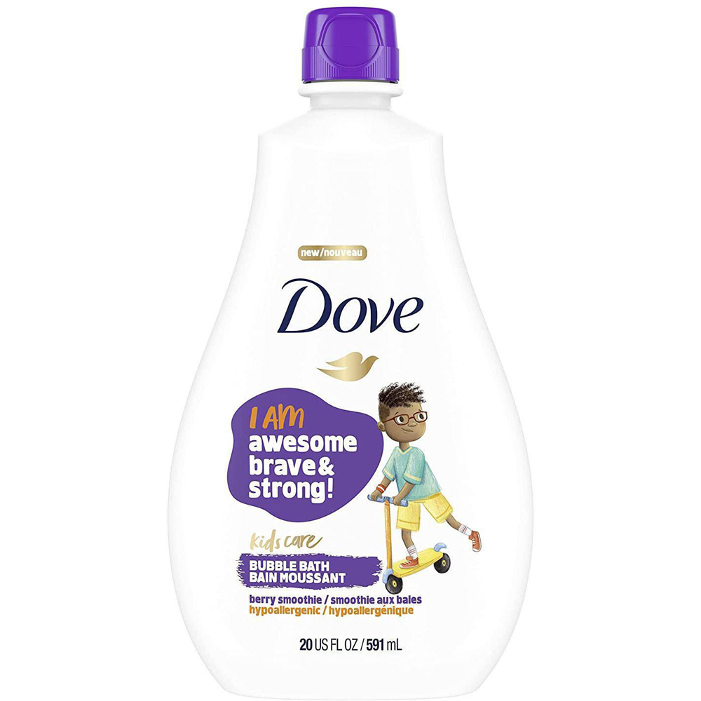Dove Kids Care Berry Smoothie Hypoallergenic Awesome Bubble Bath Berry 591ml 8 Pack Image 3