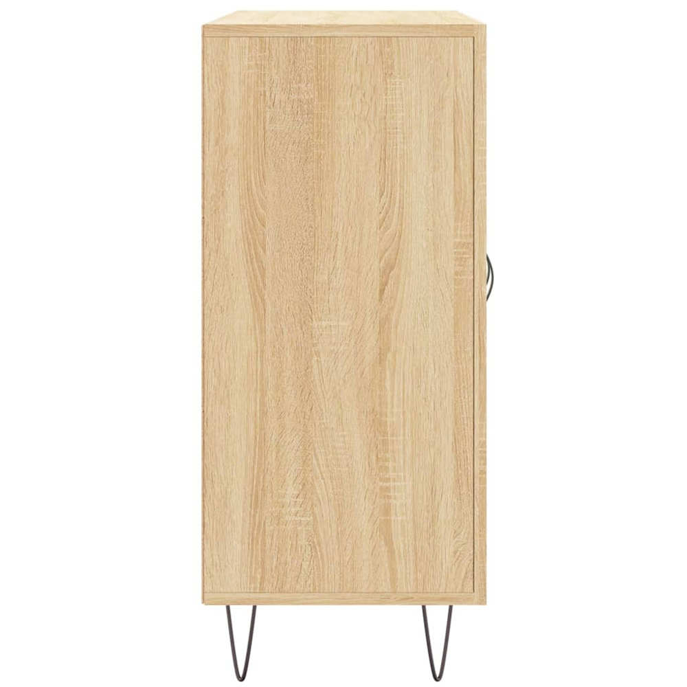 vidaXL 3 Door Sonoma Oak Sideboard Image 7