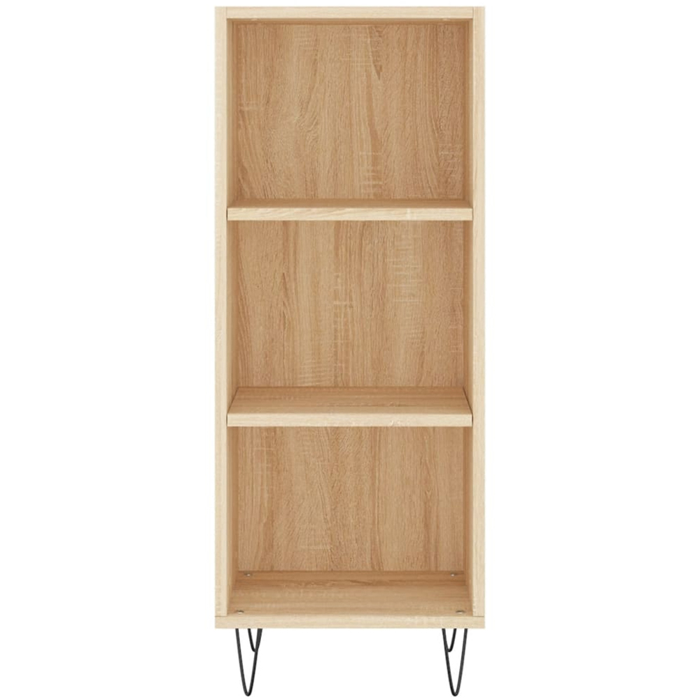 vidaXL 3 Shelf Sonoma Oak Sideboard Image 4