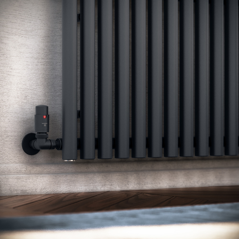 Terma Rolo Room 2015 BTU Modern Grey Radiator 500 x 865mm Image 6