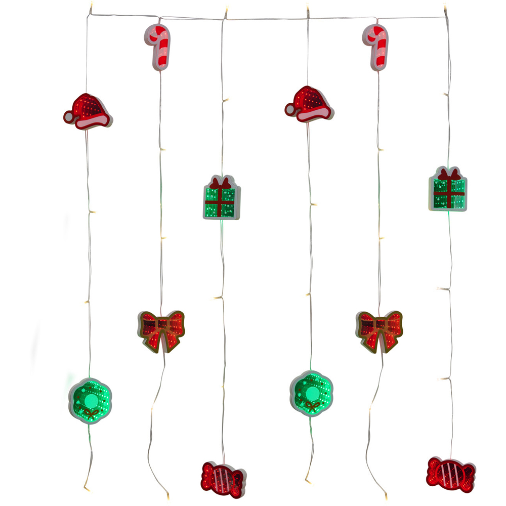 Christmas Infinity Curtain Light Image 5
