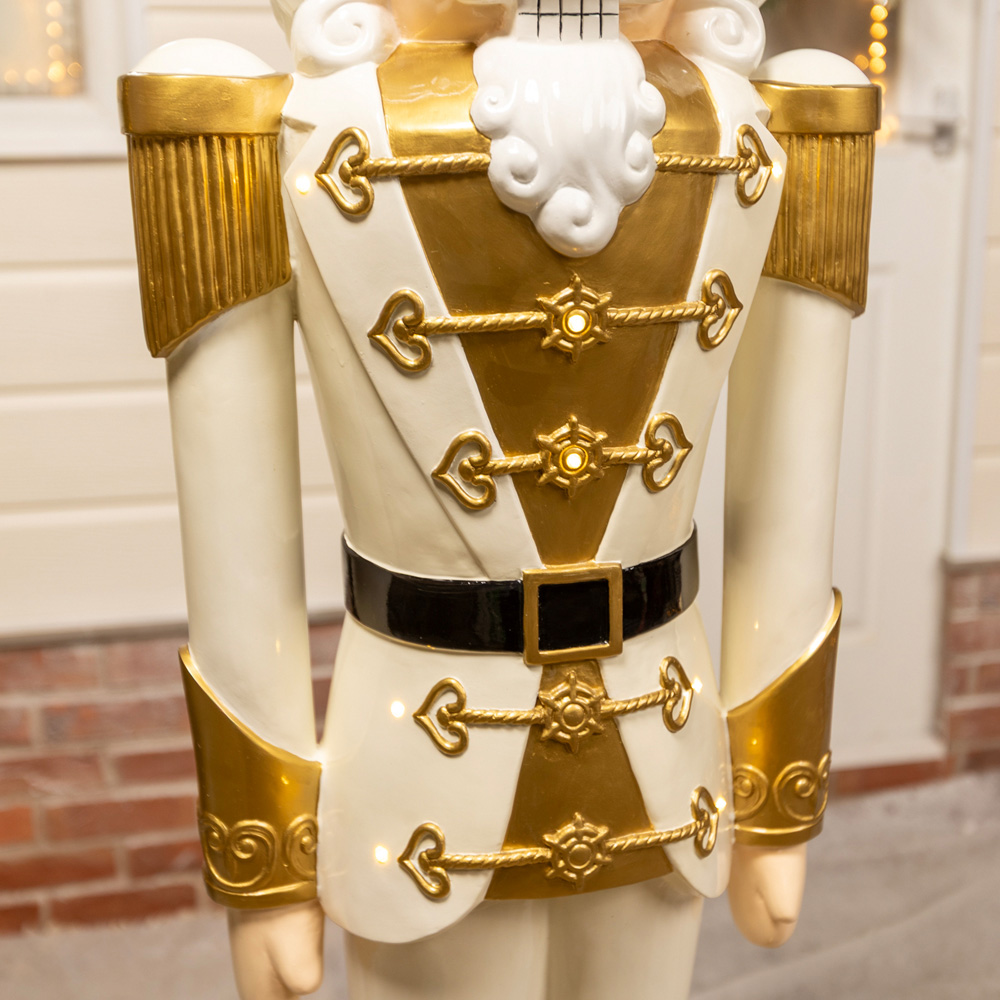 The Christmas Centre Red and Gold LED Lights Traditional Nutcracker Soldier 5.5ft Image 6