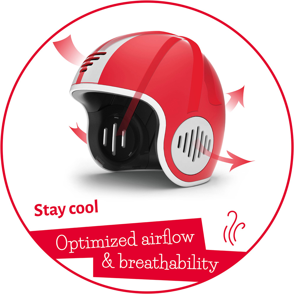 Chillafish Bobbi Extra Small Red Helmet Image 4