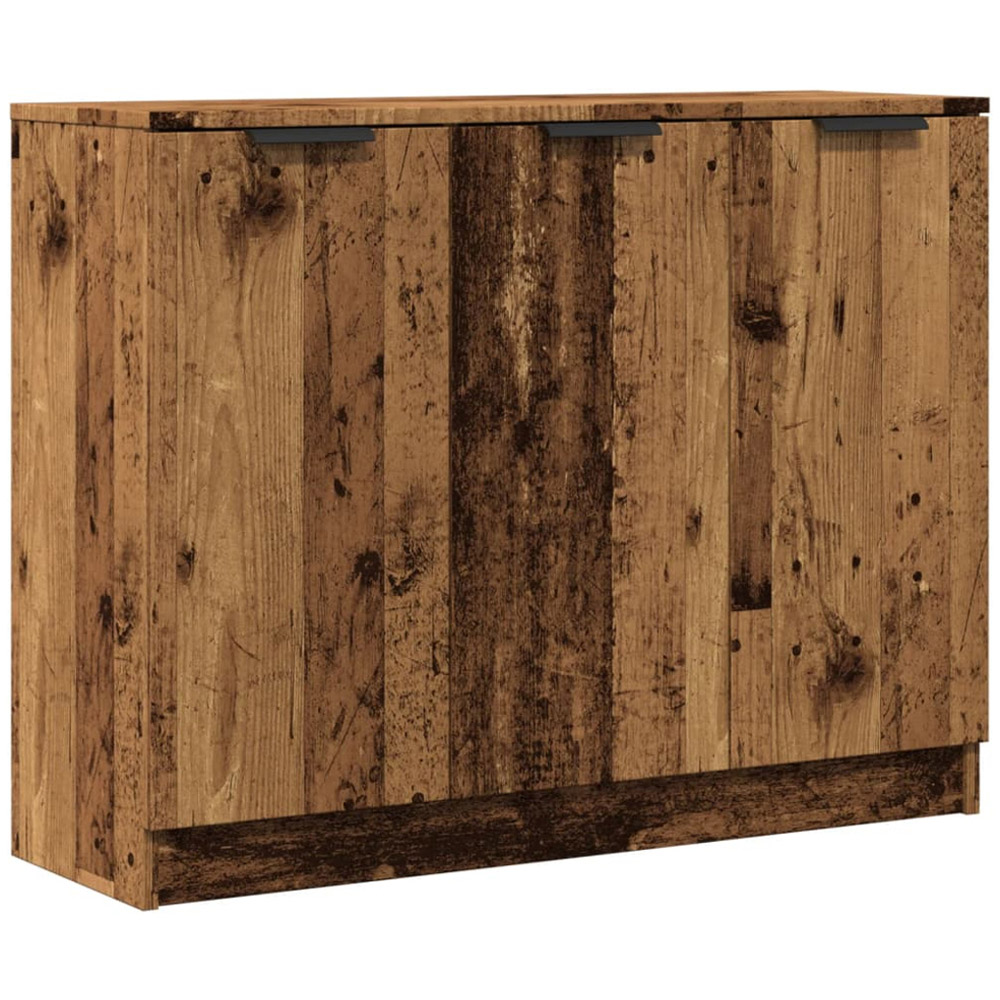 vidaXL 3 Door Old Wood Sideboard Image 2