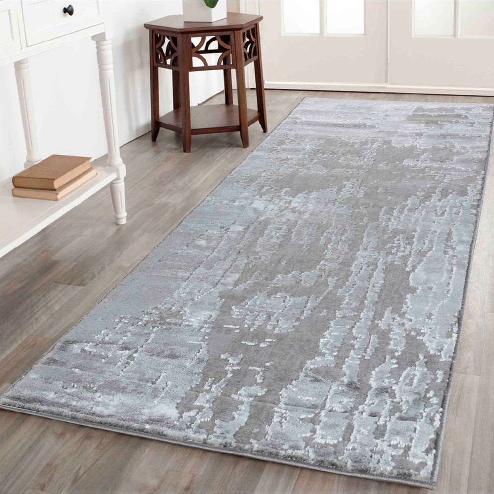 Desire Rugs Serenity Grey Abstract Abrasion Rug 120 x 170cm Image 5
