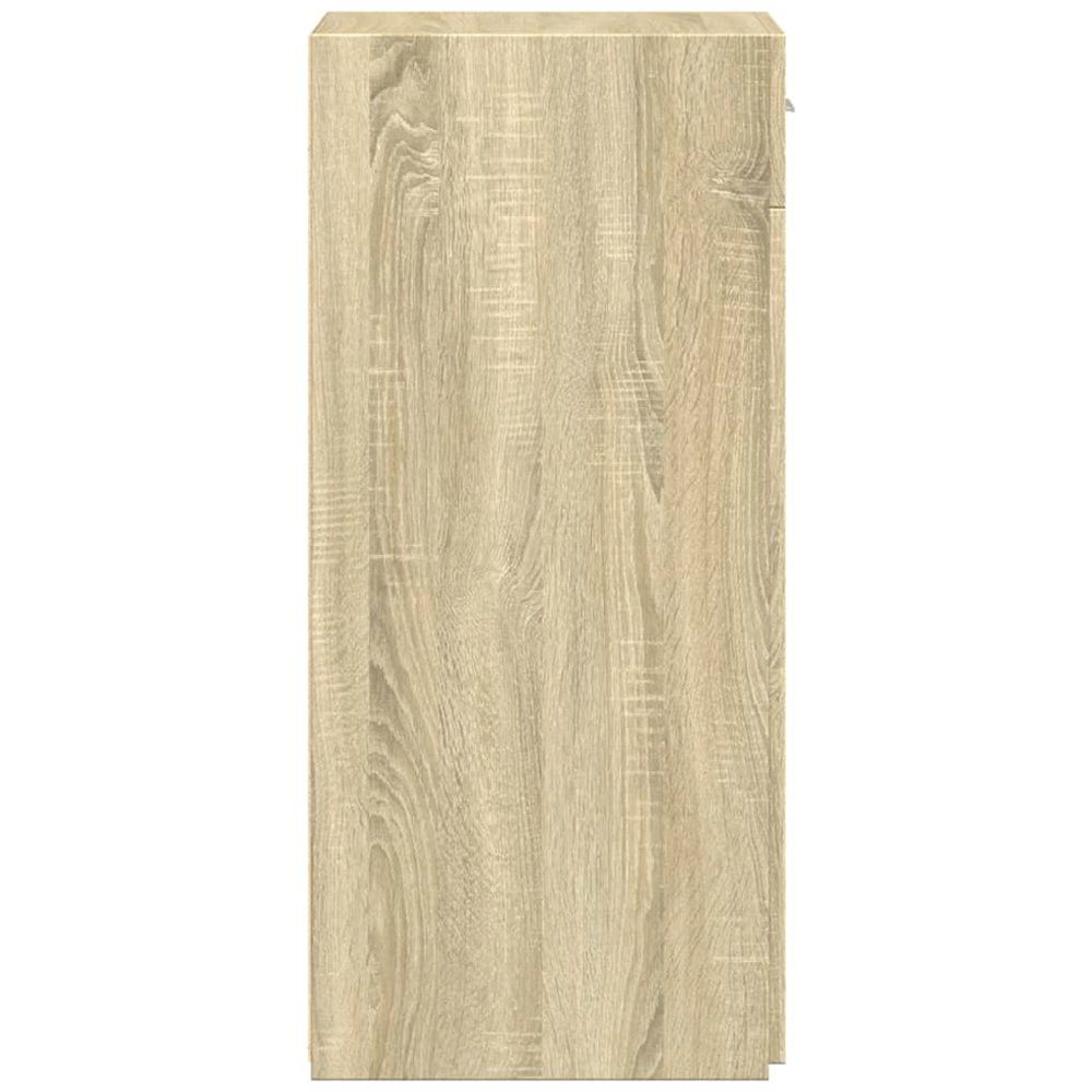 vidaXL Single Door Single Drawer Sonoma Oak Sideboard Image 5