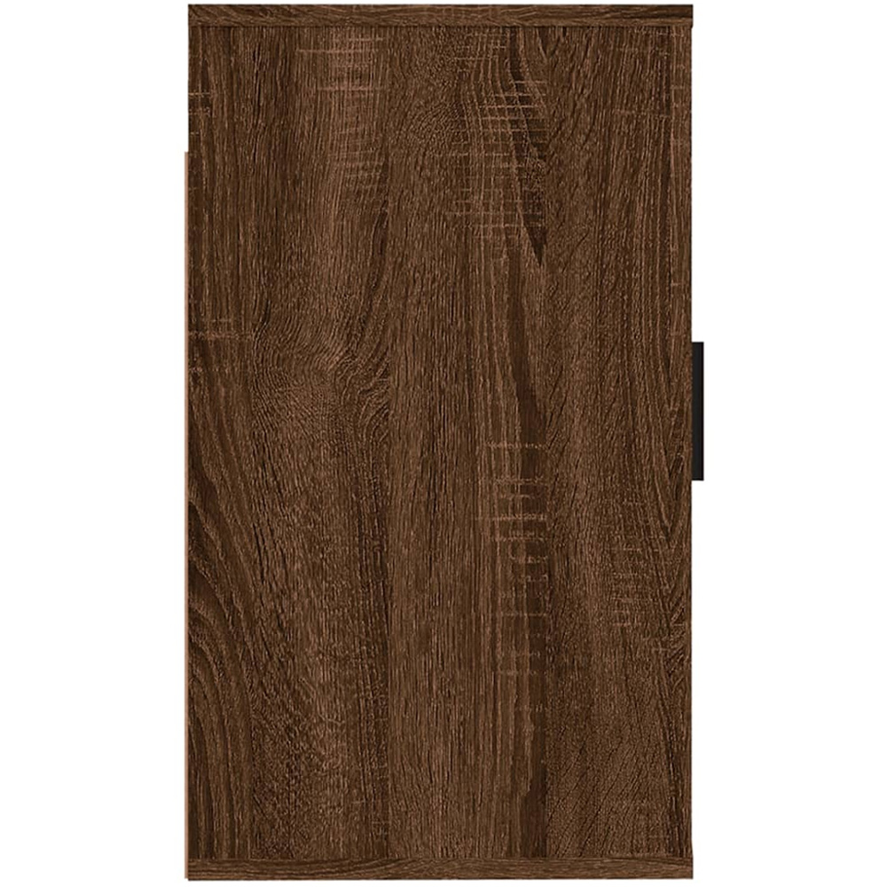 vidaXL Single Door Brown Oak Wall Mounted TV Cabinet Image 6