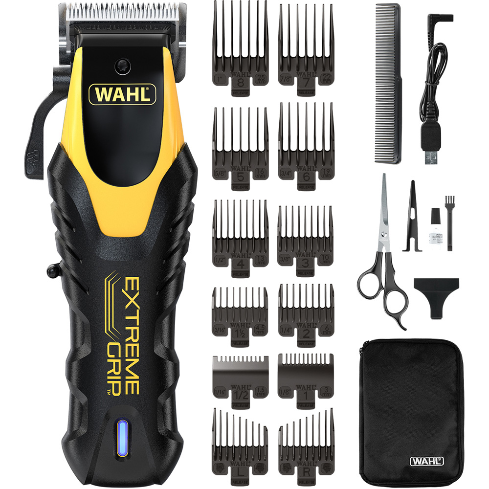 Wahl Extreme Grip Lithium Ion Cordless Hair Clipper Kit Image 4