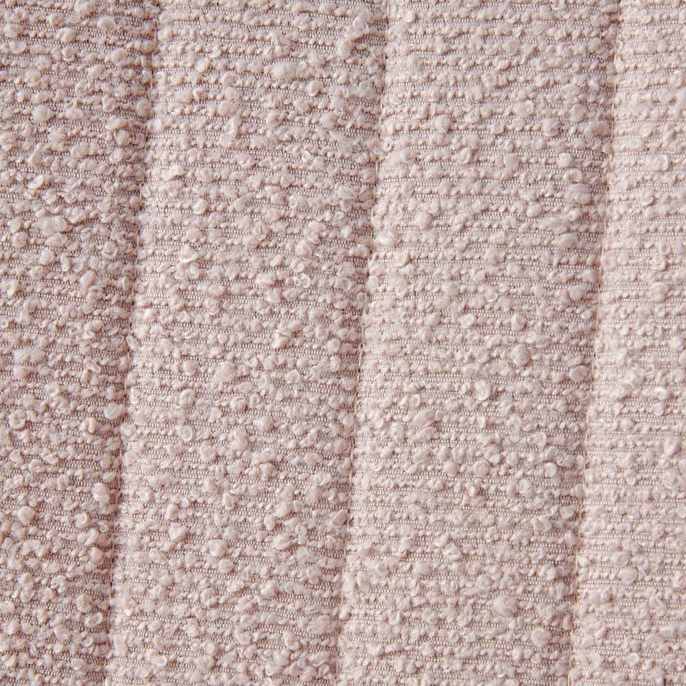 Bella Set of 2 Pink Teddy Faux Fur Stitched Design Dining Chairs Image 5