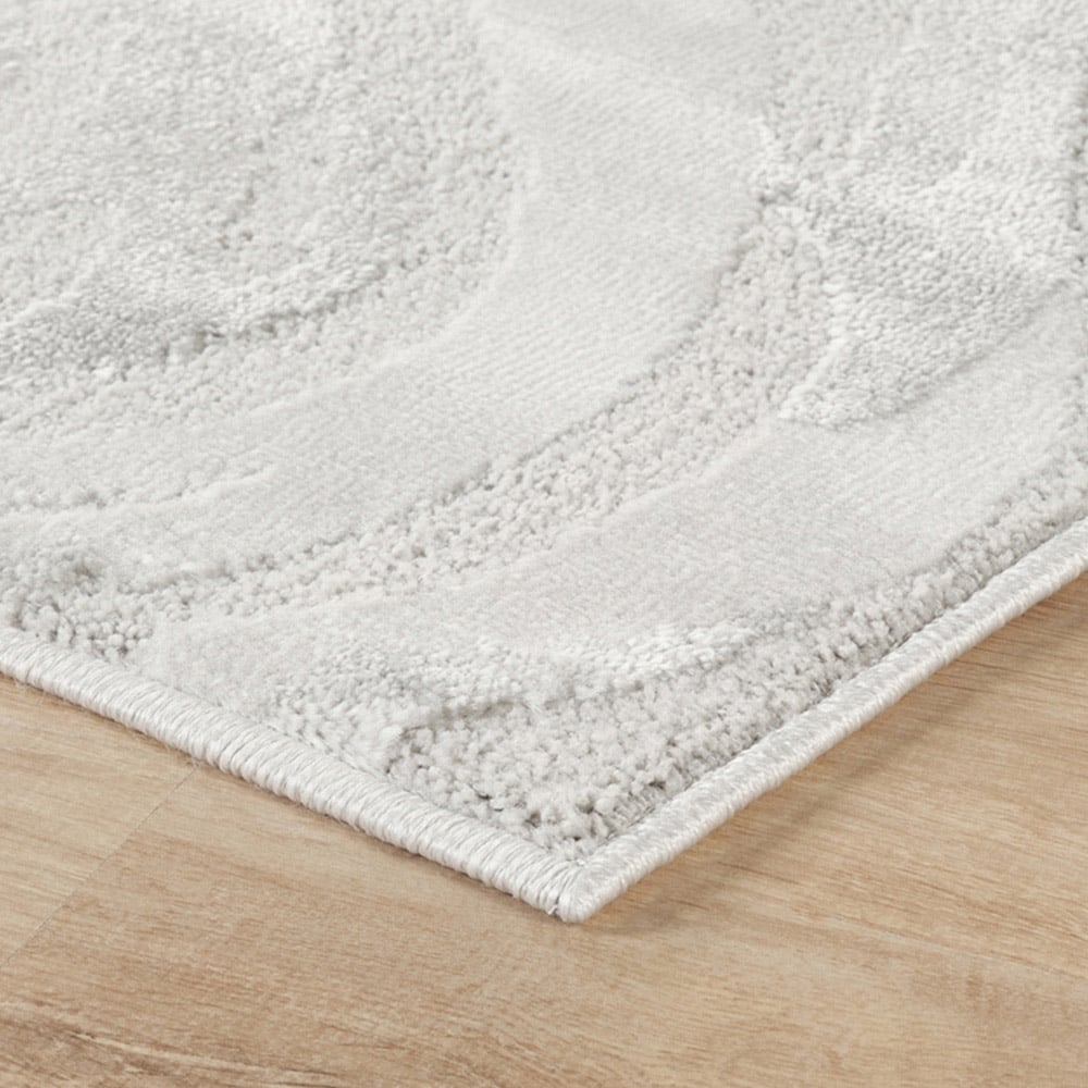 Desire Rugs Hamilton Silver Marble Rug 80 x 150cm Image 3