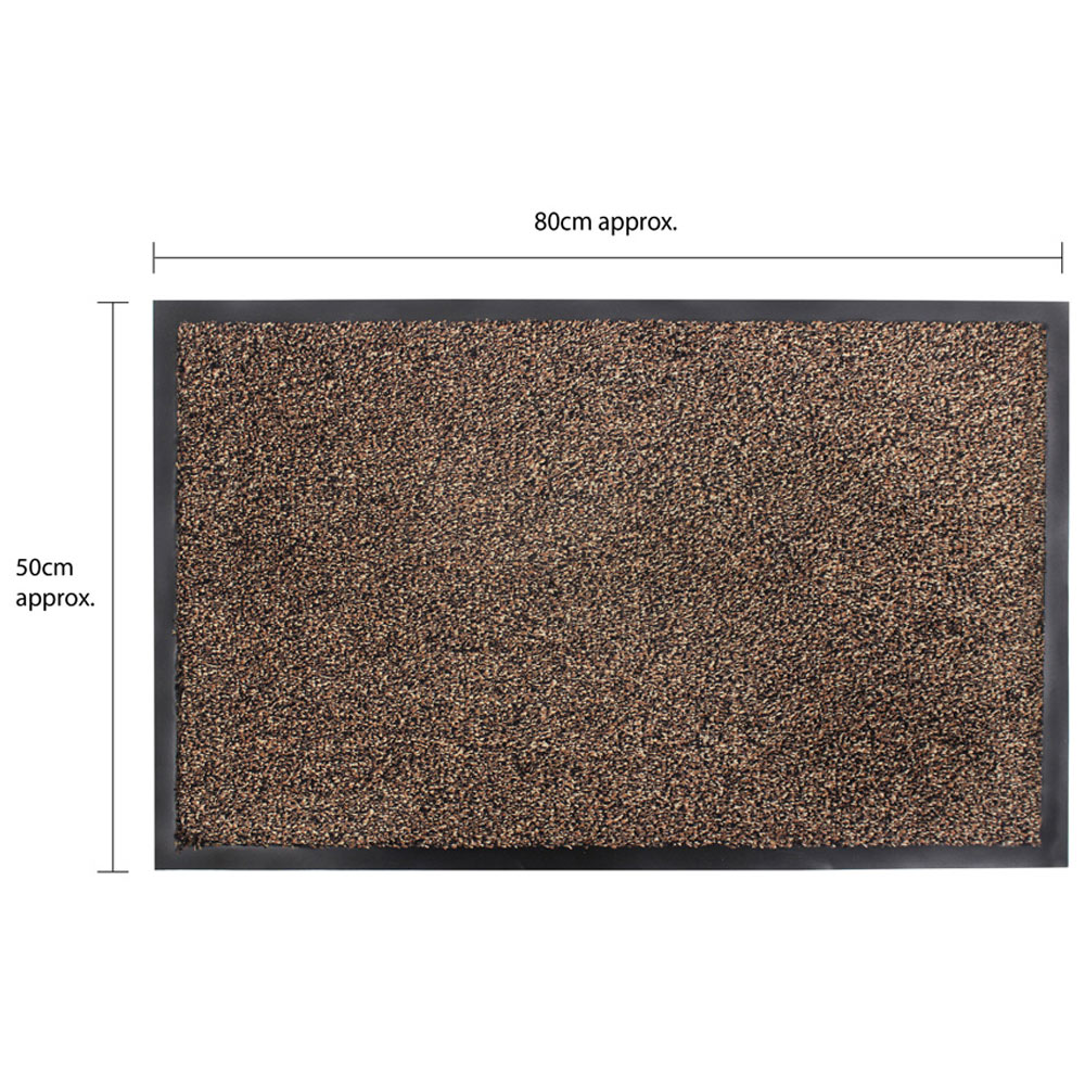 JVL Admiral Brown Barrier Doormat 50 x 80cm Image 5