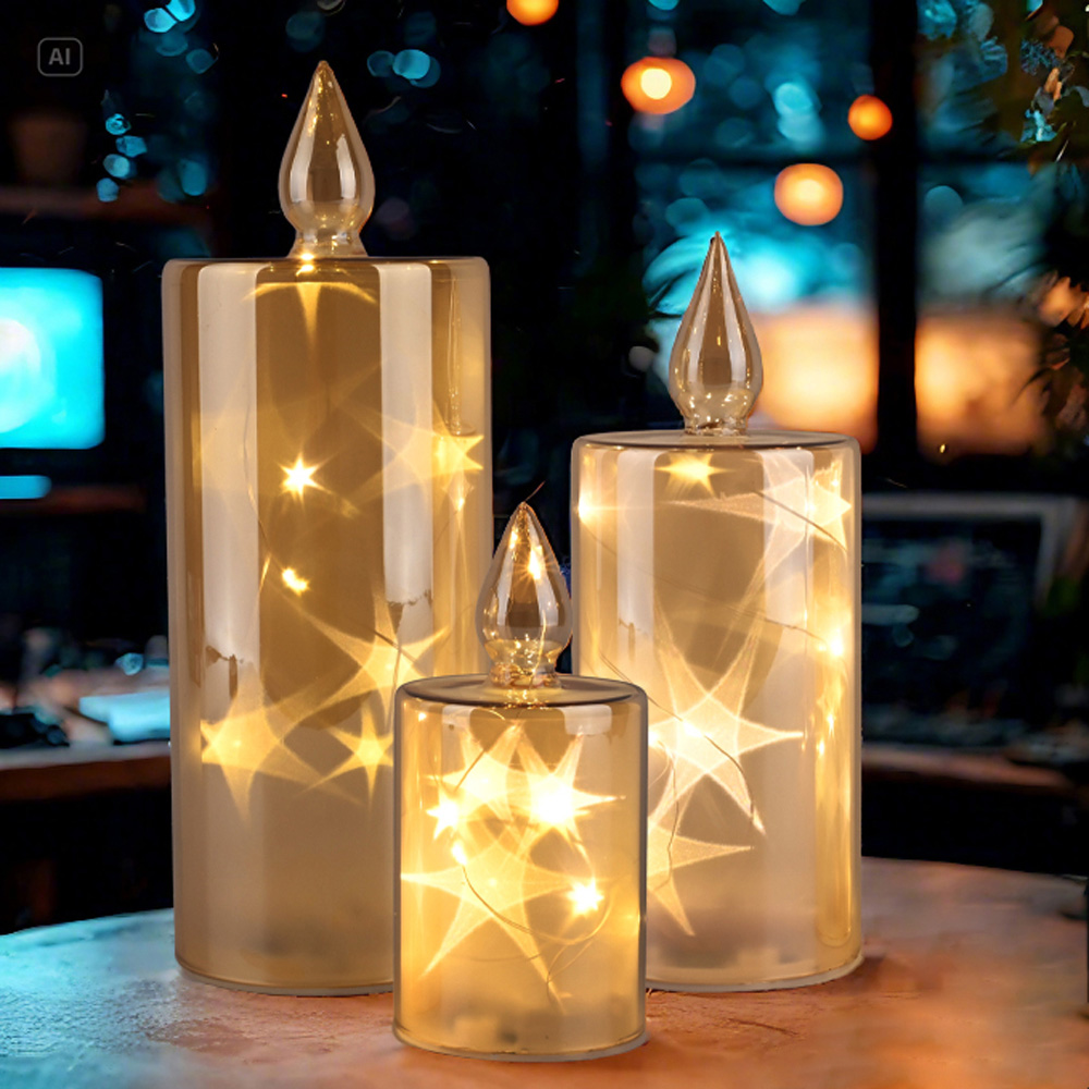 Avilo Star Reflection Candle 3 Piece Image 2