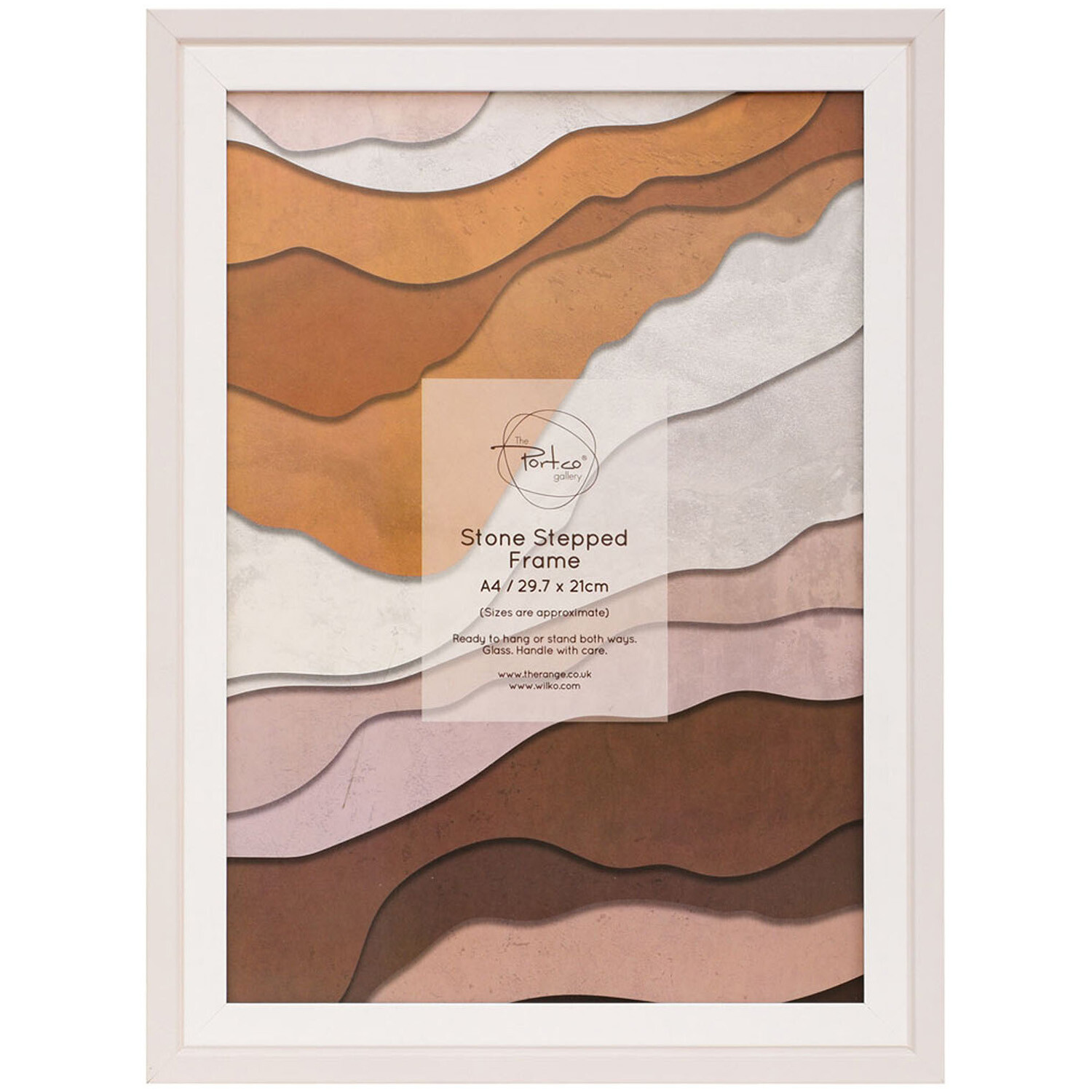 Stepped Frame Stone 8.2 x 11.6 inch Image 1