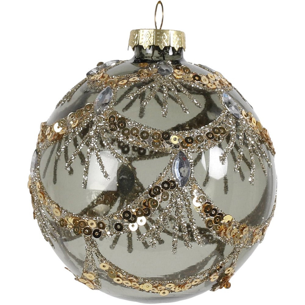 Gold Detailed Bauble - Gold Image 3