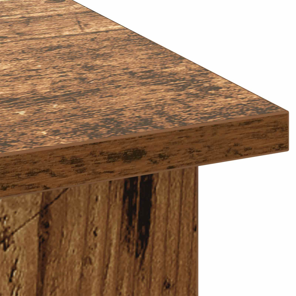 vidaXL 2 Shelf Old Wood Wide TV Stand Image 8