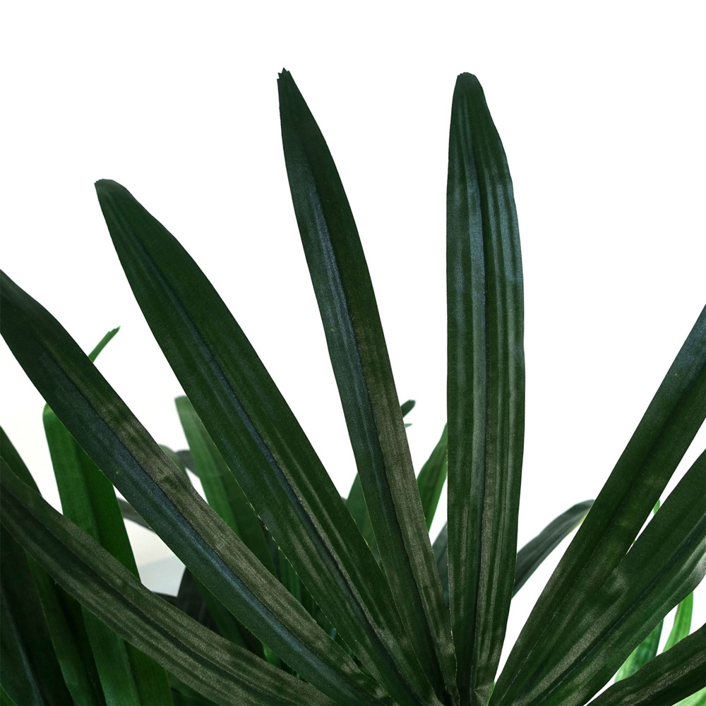 Leaf Raphis Palm Artificial Tree in Pot 3.3ft Image 3