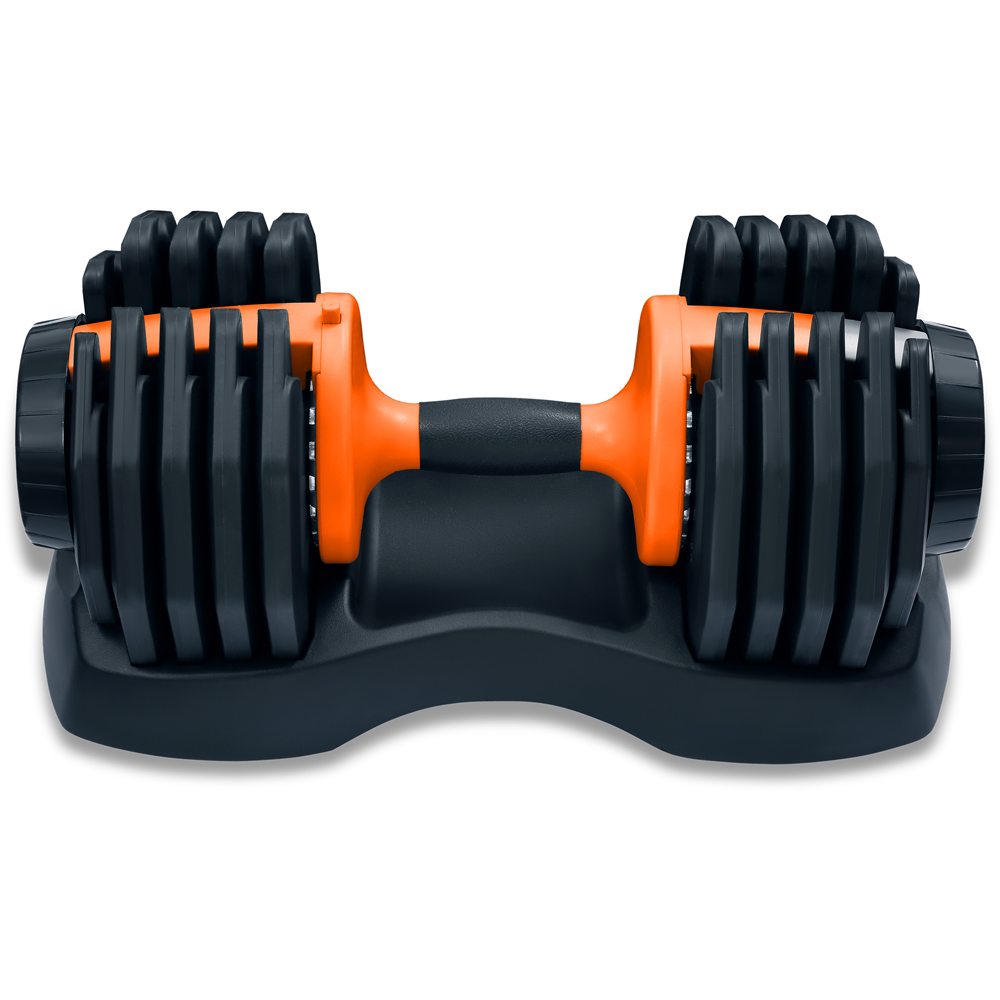 Strongology Urban25 Black and Orange Adjustable Smart Dumbbell 2.5 to 25kg Image 3