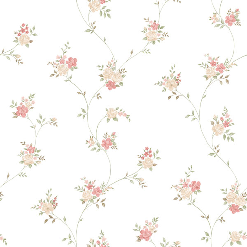 Galerie Country Cottage Floral Trail Multicolour Wallpaper Image