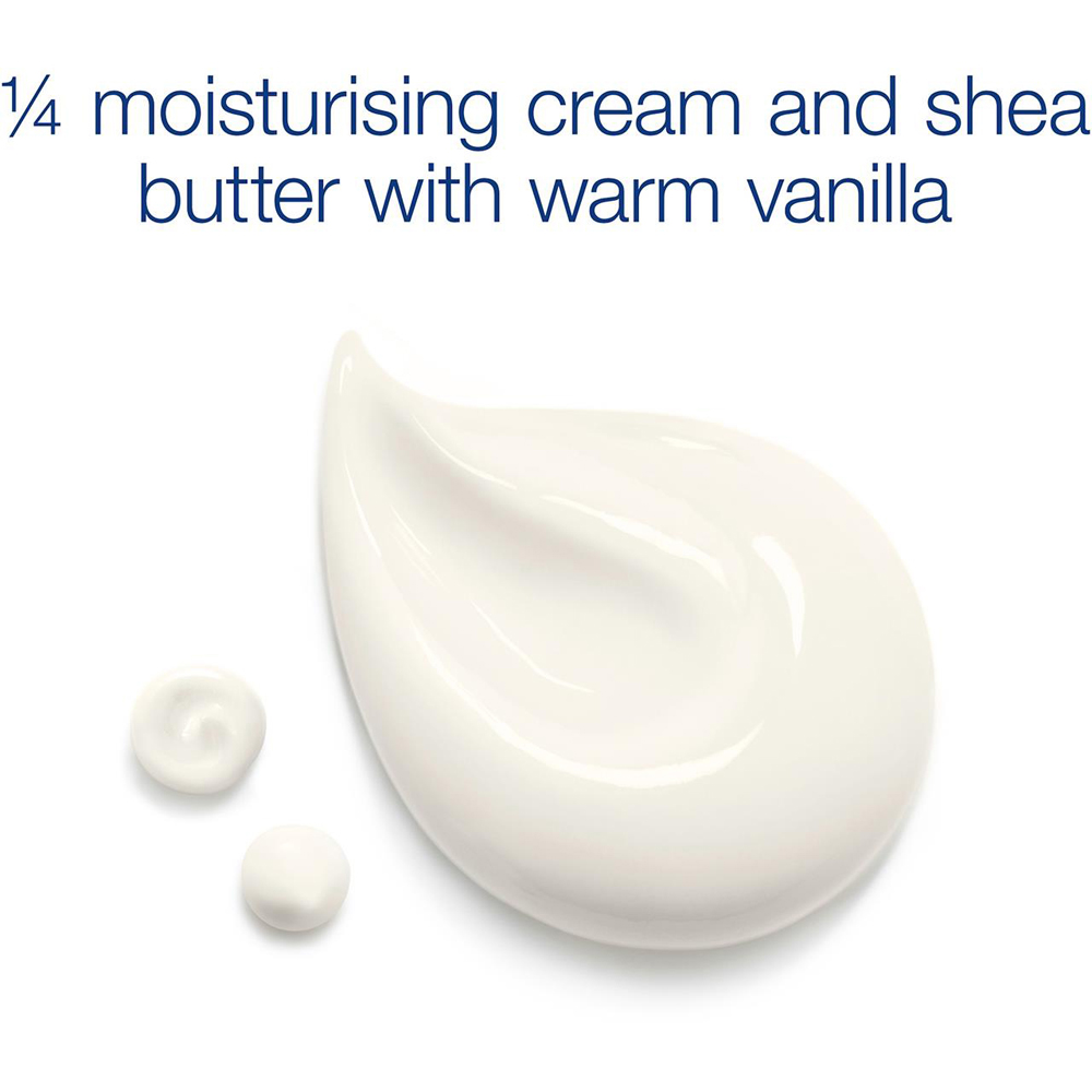 Dove Caring Bath Shea Butter and Vanilla Moisturising Cream Bath Soak 720ml 6 Pack Image 4