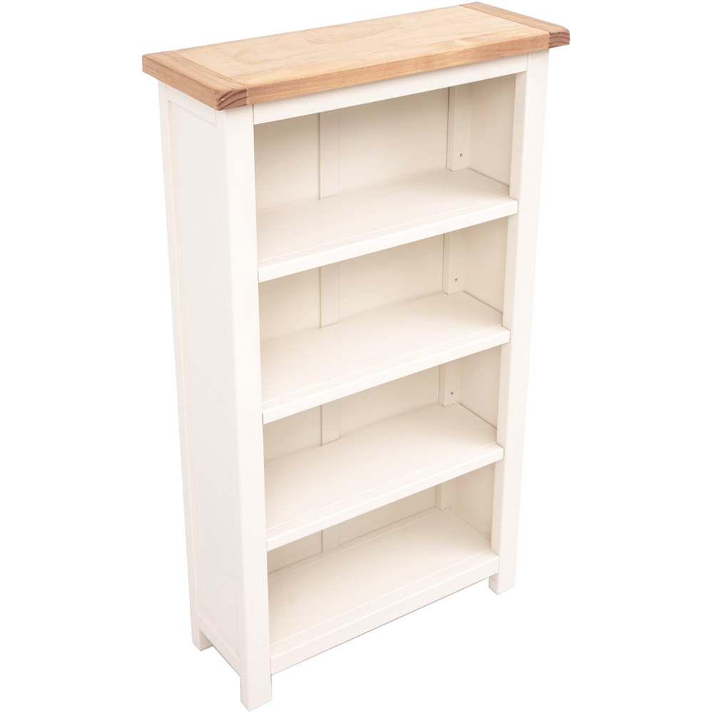 Maggiori 4 Shelf Off White Bookcase Image 4