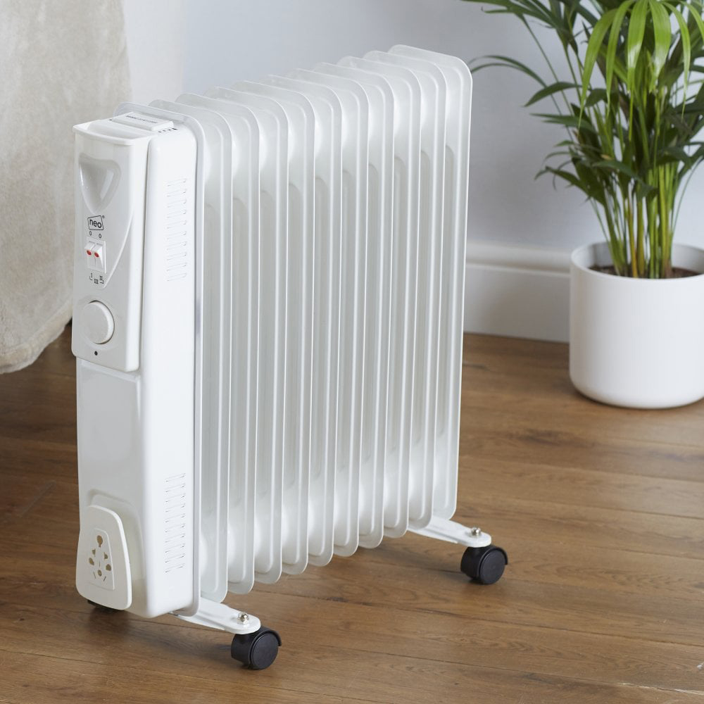 Neo 11 Fin White Oil Filled Radiator 2500W Image 2