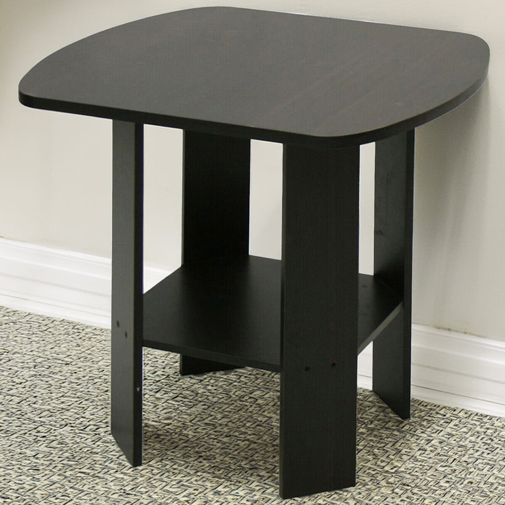 Walplus Espresso Simple Design Side Table Image 1
