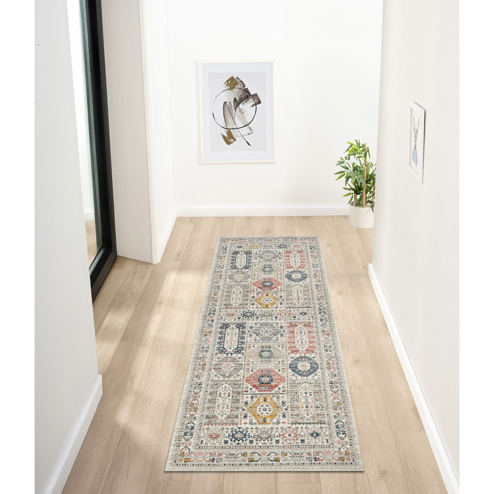Portland Urco Ella Nuevo Cream Textured Runner Rug 66 x 200cm Image 4