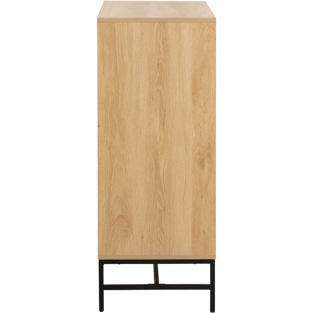 Florence Albany 4 Drawer Oak Chest of Drawers Image 3