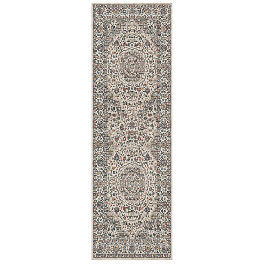 Portland Urco Zane Nuevo Beige Textured Runner Rug 66 x 200cm Image 2