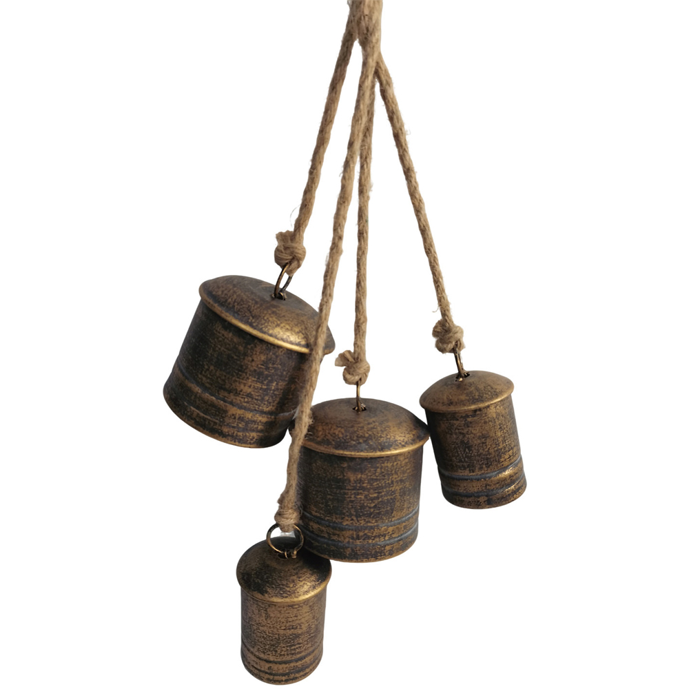 Rustic Gold Hanging Bells Image 4
