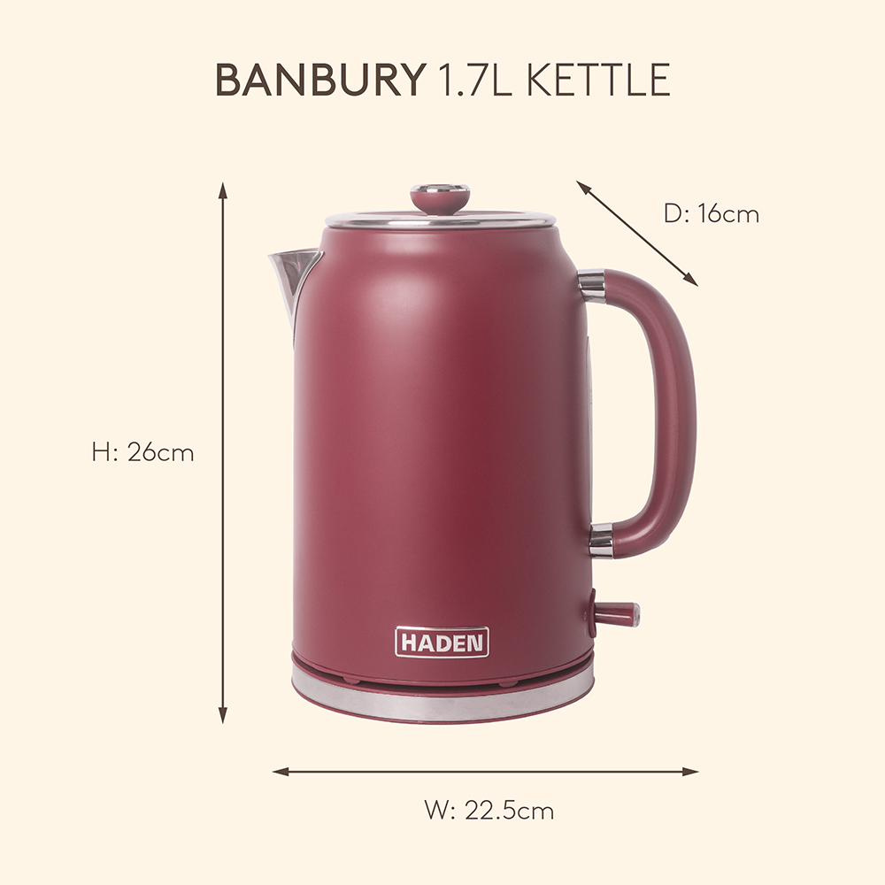Haden Banbury 214744 Berry 1.7L Kettle 3000W Image 9