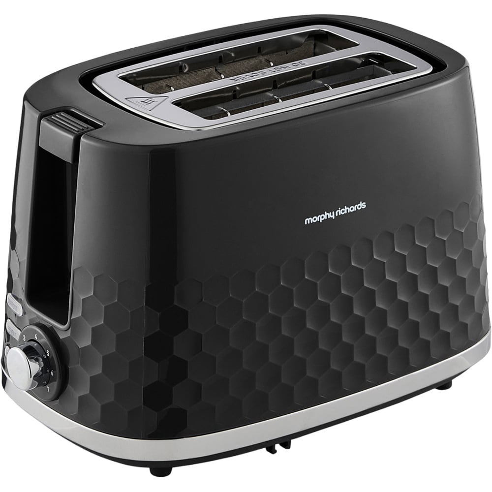 Morphy Richards Hive 220031 Black 2 Slice Toaster Image 1