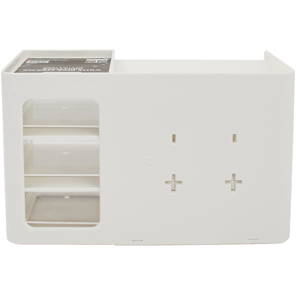 Desk Storage Organiser White Image 3