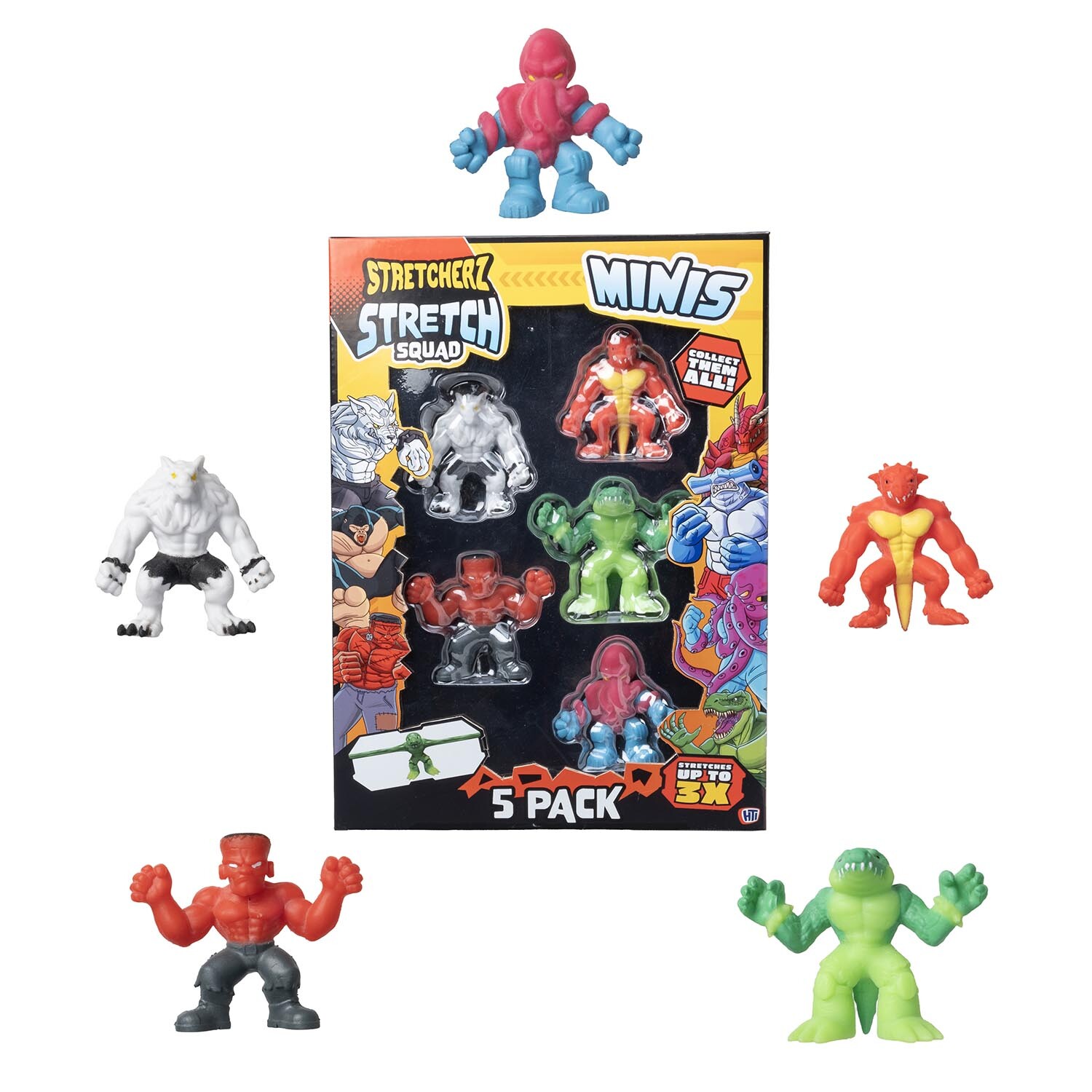 5 Pack Stretch Squad Minis - Yellow Image 4
