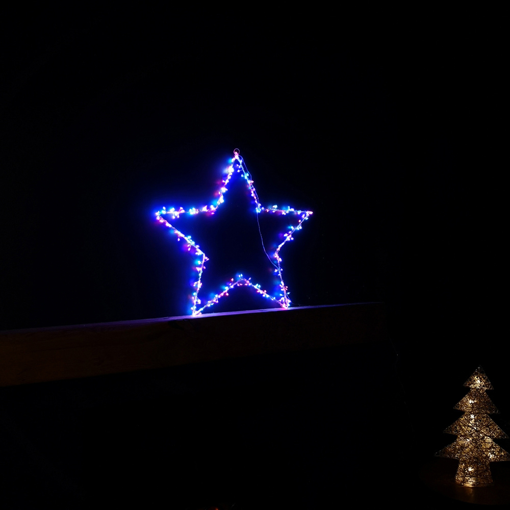 Samuel Alexander Multicolour Star LED Outdoor Christmas Decoration 60cm Image 6