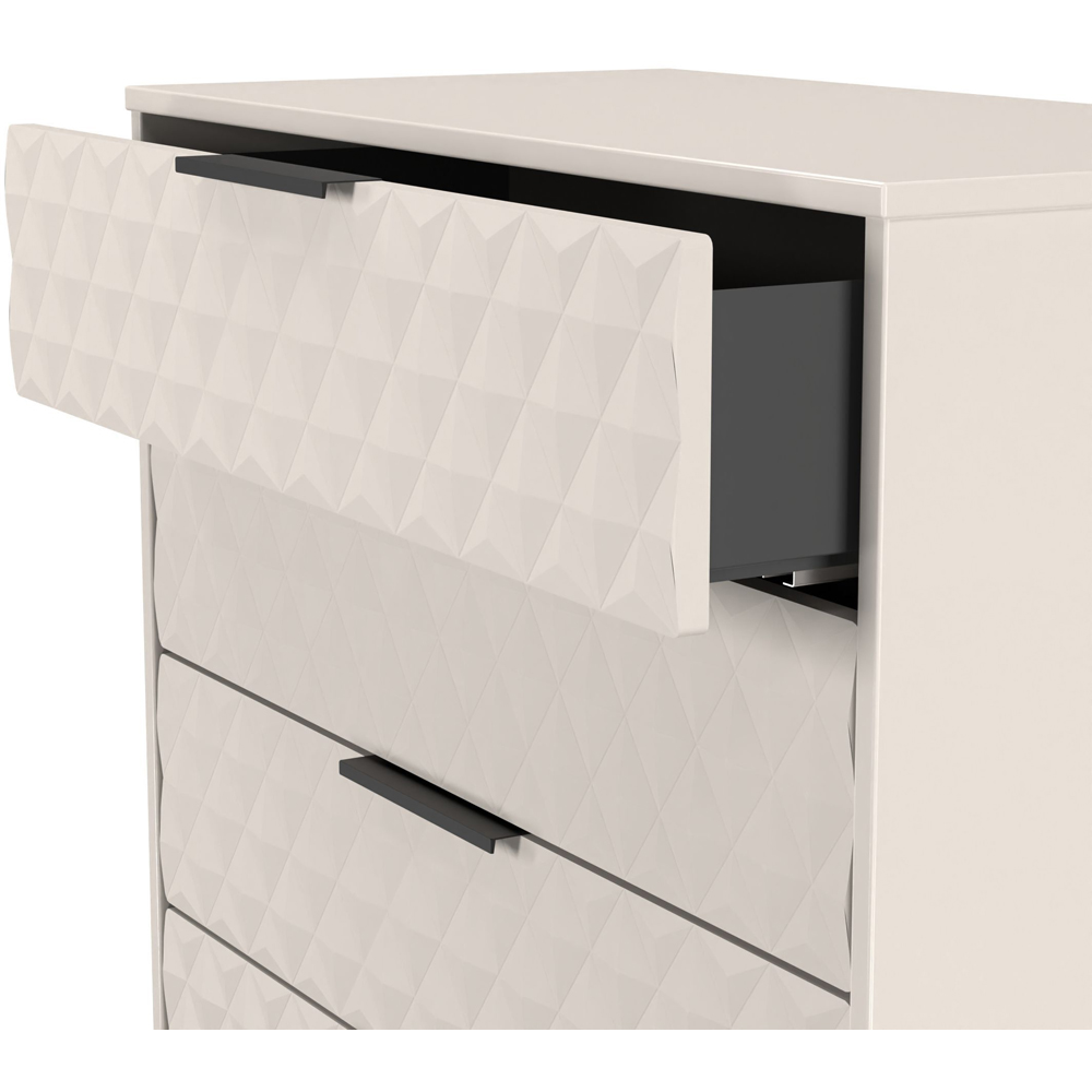 Crowndale Harlequin 4 Drawer Kashmir Matt Chest of Drawers Ready Assembled Image 5