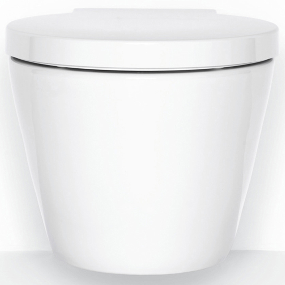 Duravit Starck 1 White Toilet Seat and Cover 420 x 453mm Image 3