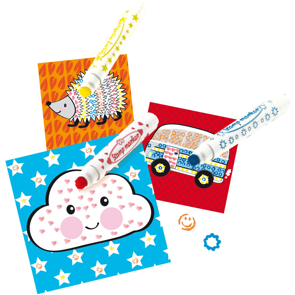 SES Creative Stamping With Markers Kit Image 3
